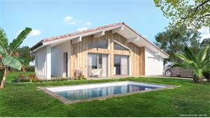 maison neuve à la vente -   40510  SEIGNOSSE, surface 105 m2 vente maison neuve - UBI463373666